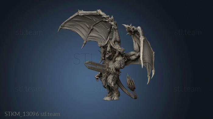 3D model disciple war disciple of war helm wings (STL)