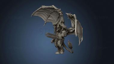 3D model disciple war disciple of war helm wings (STL)