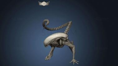 3D model Dog Alien Cling Xenomorph Canopy (STL)