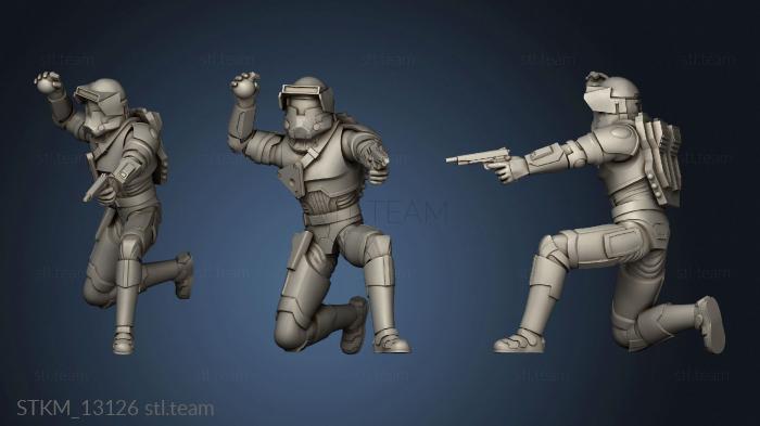 3D model Downed Damage Trooper (STL)