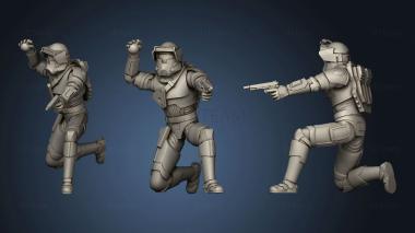 3D model Downed Damage Trooper (STL)