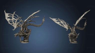 3D model Dracolich Mounted unmounted (STL)