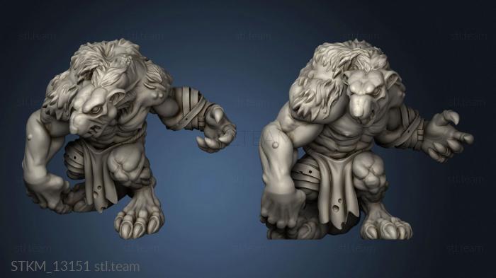 3D model Skavens Rat Ogres (STL)