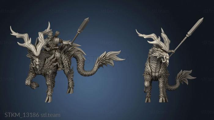 3D model Dragon Empire Kirin Riders (STL)