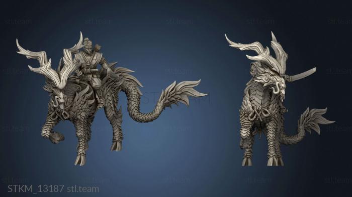 3D model Dragon Empire Kirin Riders (STL)