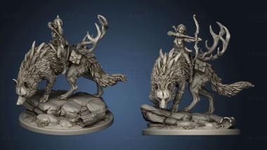 3D model Dragon Trappers Wolf s Grimshaw and Lila (STL)