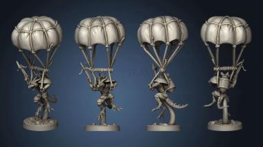 3D model Dragon War Kobold Paratroopers Para (STL)