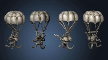 3D model Dragon War Kobold Paratroopers Para CB (STL)