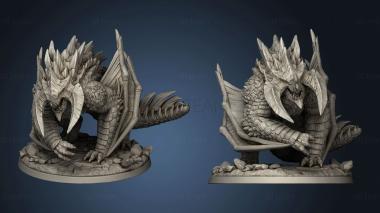 3D model Dragon War Siege Wyvern trapper lodge (STL)