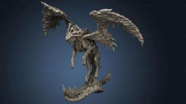 3D model Dragons The Red Moon Dehrilya (STL)