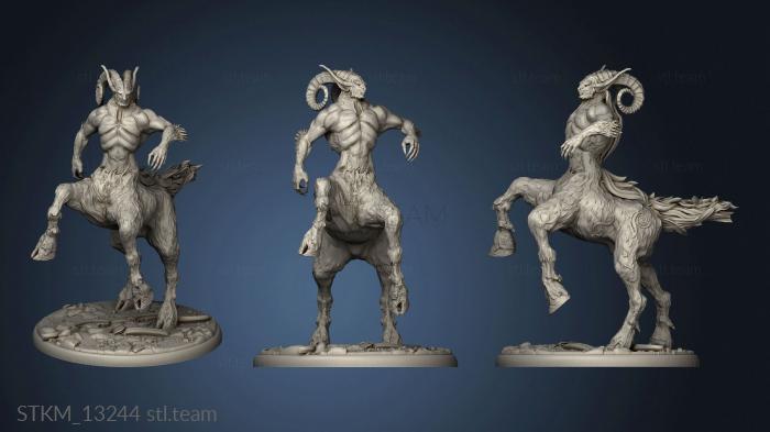 3D model Fey Woods Centauroid Satyr Attacking (STL)