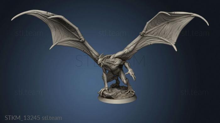 3D model Flying Vampires Vampire Crouch (STL)