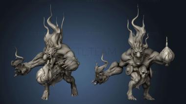 3D model Fire troll (STL)