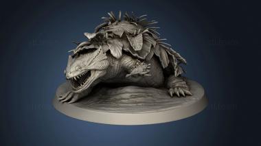 3D model Elder Terrasaur angry back (STL)