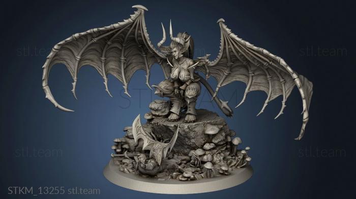 Drow Greater Demonic Valkyrie Includes Pinup var