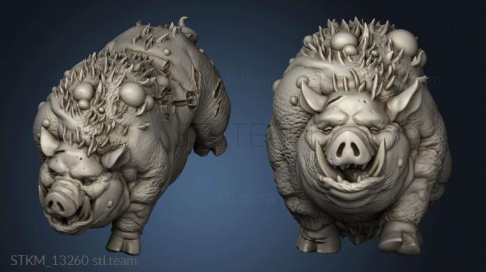 3D model Drunken The Dark Secrets Graywood village Pig GW (STL)