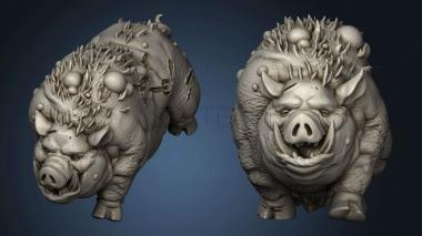 3D model Drunken The Dark Secrets Graywood village Pig GW (STL)