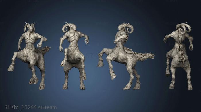 3D model Fey Woods Centauroid Satyr Attacking (STL)