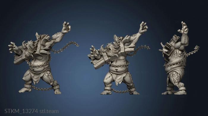 3D model Dungeons Thamarai Dungeon Troll Prisoner (STL)