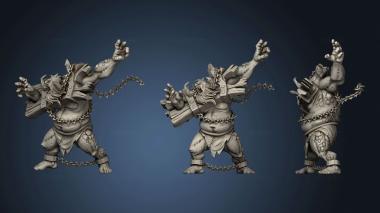 3D model Dungeons Thamarai Dungeon Troll Prisoner (STL)