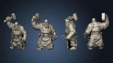 3D model Frostiron Clan Nickeys Hatchery Blacksmith (STL)