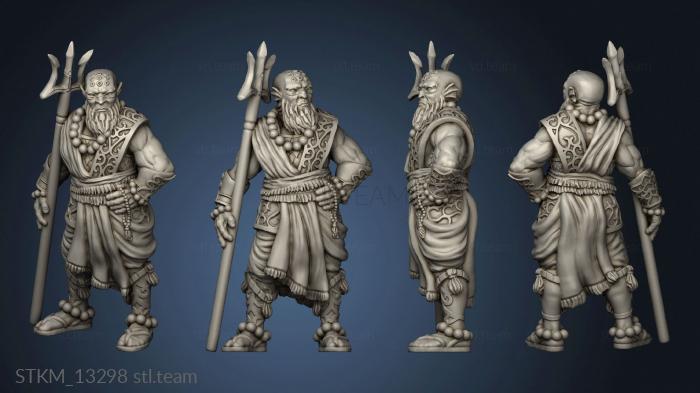 3D model eac ebff mohlevtir water genasi monk (STL)