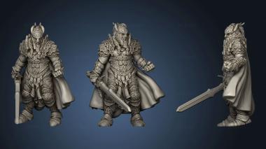 3D model eb zerodium tiefling paladin (STL)