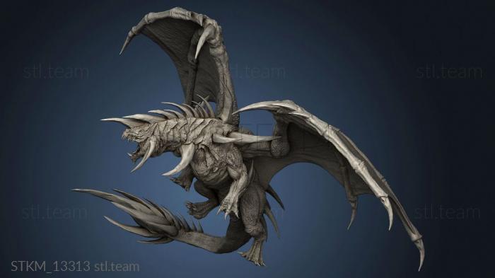 3D model Elder Crystal Dragon crystal dragon (STL)