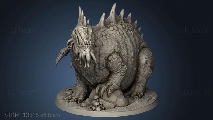 3D model Elder God Bokrug Bokurog (STL)