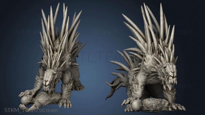 3D model Recess Bones Barghest Hunting (STL)