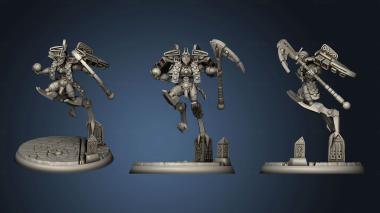 3D model Necroid Tomb Lords Lennox Destrukthor Lord (STL)