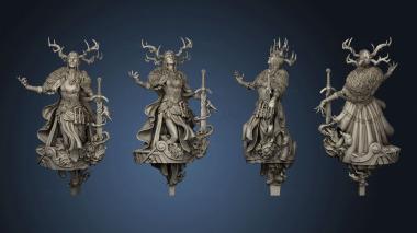 3D model Monsters Hel Statue One (STL)