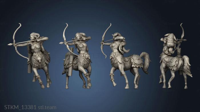 3D model Elven Grace Centaur Female Archer (STL)