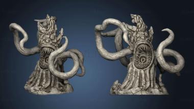 3D model Psionic Overlords Tentacle Rock Angry (STL)