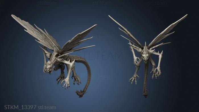 3D model Recess Bones Bone Devil Flying (STL)