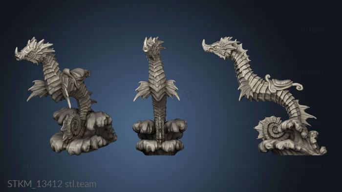 End Depth seahorse mount