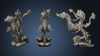 3D model End Depth Fishfolk Rider Battle Horn (STL)