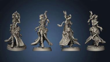 3D model Epic Adventure Infernal Heroes sorceress basic (STL)