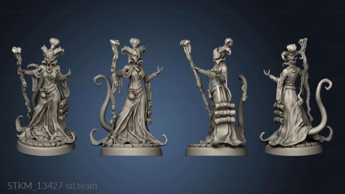 3D model Epic Adventure Infernal Heroes wizard female basic (STL)