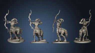 3D model Fey Woods Centauroid Satyr Archer (STL)