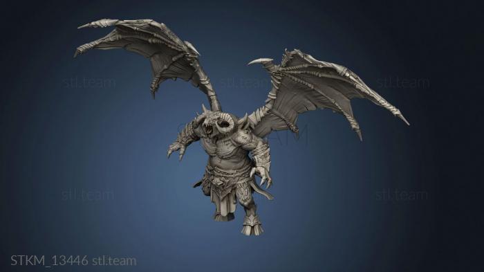 3D model Recess Bones Demon Lord Roar Huge (STL)