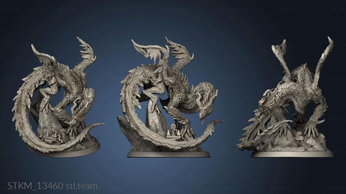 3D model Fantasy Legendarium Dragons Liars Eye Gouger (STL)