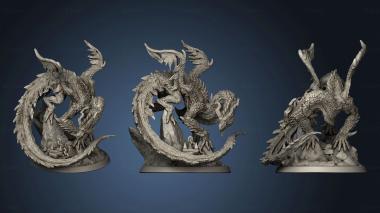 3D model Fantasy Legendarium Dragons Liars Eye Gouger (STL)