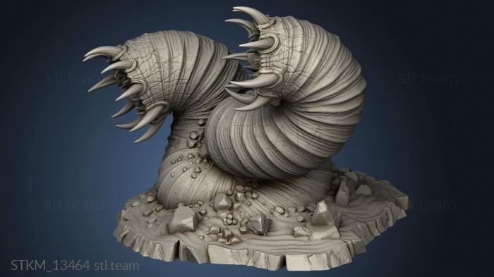 3D model Giant Worms (STL)