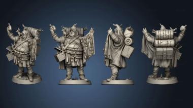 3D model Fantasy Legendarium Dragons Liars Shady Merchant (STL)