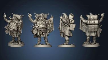 3D model Fantasy Legendarium Dragons Liars Shady Merchant (STL)