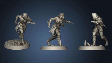 3D model Fantasy Legendarium Dragons Liars Skulking Rogue (STL)