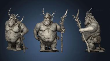 3D model Great Goblin King on Palanquin (STL)