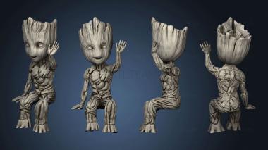 3D model Hello Groot Figurine (STL)