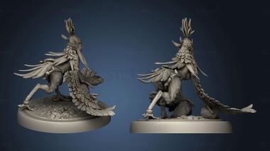 3D model Monster Rampage Harpy Lady Praying (STL)